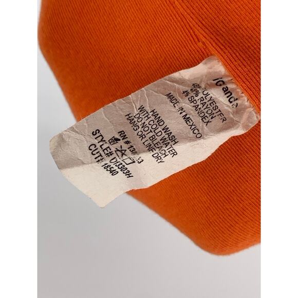 FASHION NOVA Women's Orange Cut Me In One-Shoulder Bodycon Mini Dress SZ L - Picture 6 of 8